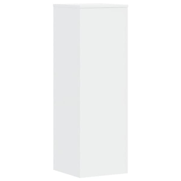 Växtställ vit 33x33x100 cm konstruerat trä