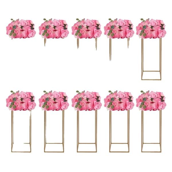 Guldblomsterställset, Modernt rektangulärt design, Belastningskapacitet 10 kg, Set om 10