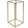Miniatyrbillede 1 af 2: Metal Blomsterstand, Moderne Rektangulært Design, Robust Jernkonstruktion,Guld