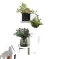 Miniatyrbillede 1 af 2: Plantebord, Tre-niveau Design, Nem Samling,HVID