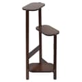Miniatyrbillede 1 af 2: 3-lags planteholder, bambusmateriale, pladsbesparende design, nem montering,Brun