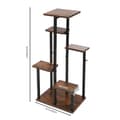 Miniatyrbillede 2 af 2: Multi-niveau planteholder, holdbar stål konstruktion, stilfuldt moderne design,BRUN