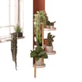 Miniatyrbillede 1 af 2: Plante Stativ, Indendørs Udendørs Brug, Bambus Materiale, 5 niveauer