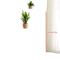 Miniatyrbillede 1 af 2: Planteholder, 6 niveauer, metal konstruktion,6lag-hvid