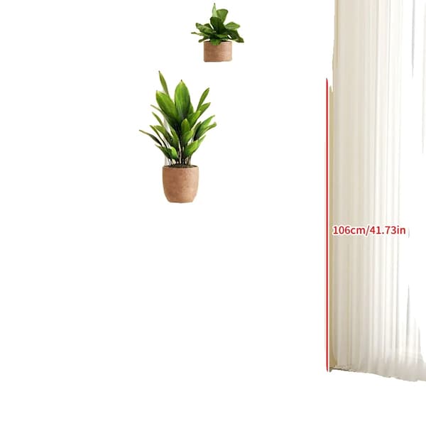 Planteholder, 6 niveauer, metal konstruktion,6lag-hvid