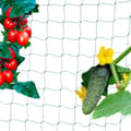 Miniatyrbild 1 av 6: Relaxdays nätstöd för klätterväxter eller grönsaksodling, nätmask 10 cm, balkong eller trädgård, 180 x 360 cm, grön