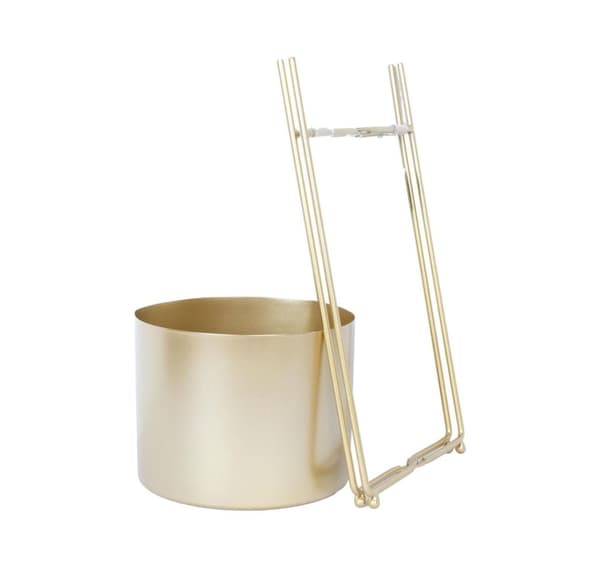 Blomställ DEIA GOLD L 24,5x23,5xH57cm, gyllene