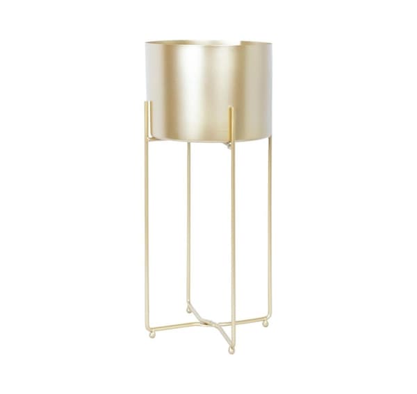 Blomställ DEIA GOLD L 24,5x23,5xH57cm, gyllene