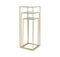 Pikkukuva 4 / 4: Kukkateline DEIA CHE M 22x22xH60cm, kultainen