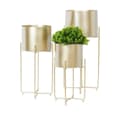Miniatyrbillede 3 af 4: Flowerstand DEIA GOLD S 19,5x18xH37cm, golden