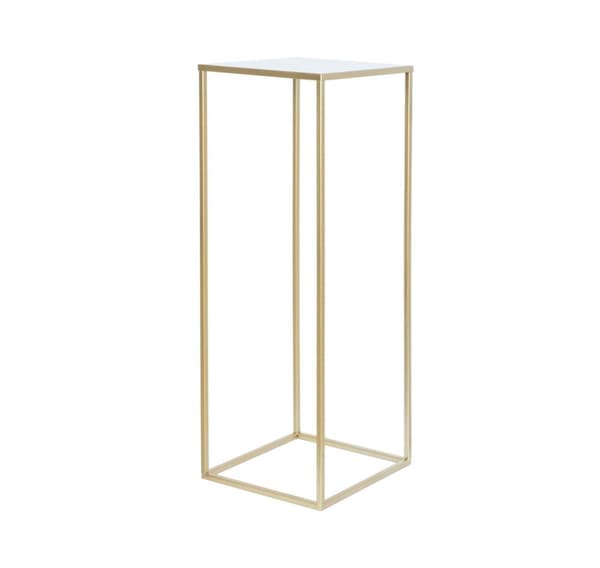 Kukkateline DEIA CHE L 25x25xH70cm, kultainen