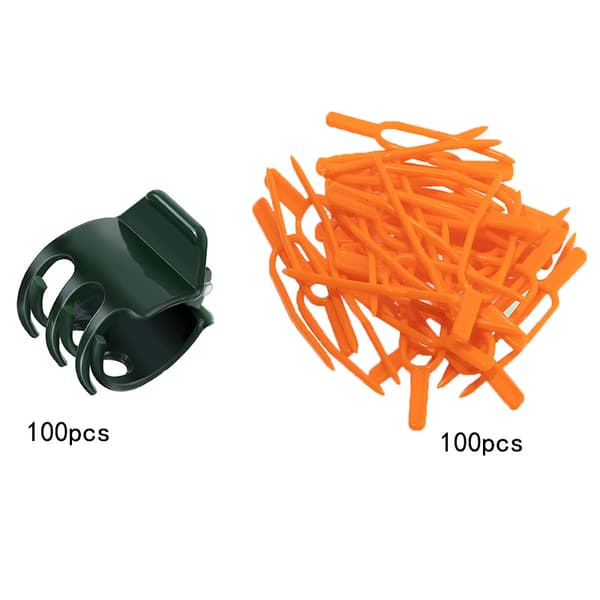 INF Plantstödklämmor - Säkra dina trädgårdsväxter Orange