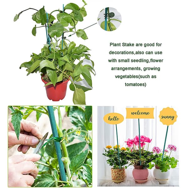 INF Plantestøttepæle Kit - 30cm, 20 pæle, 40 clips, 20 bånd