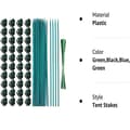Miniatyrbillede 2 af 4: INF Plantestøttepæle Kit - 30cm, 20 pæle, 40 clips, 20 bånd
