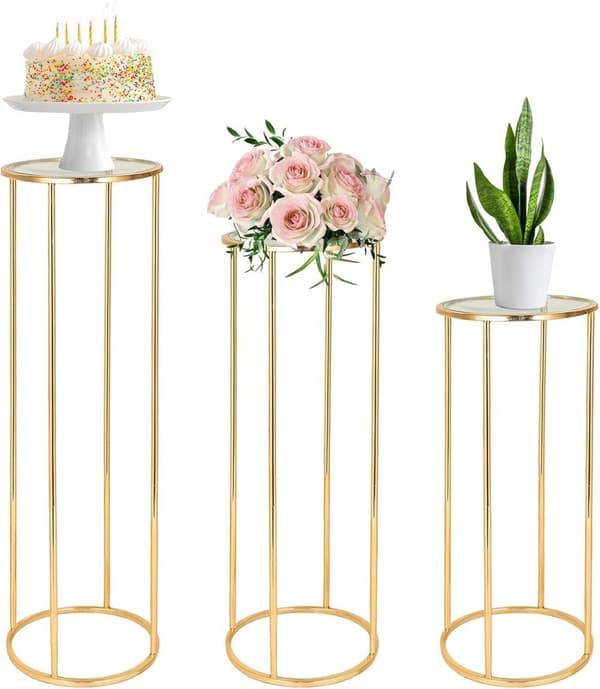 Bomclap 3PCS Växtställ – Blomställ & Party Dekorstativ för Bröllop & Födelsedag 28*80cm, 1 st