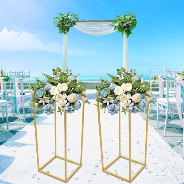 Bröllopsblomsterställ, Stark järnstruktur, Avtagbar design