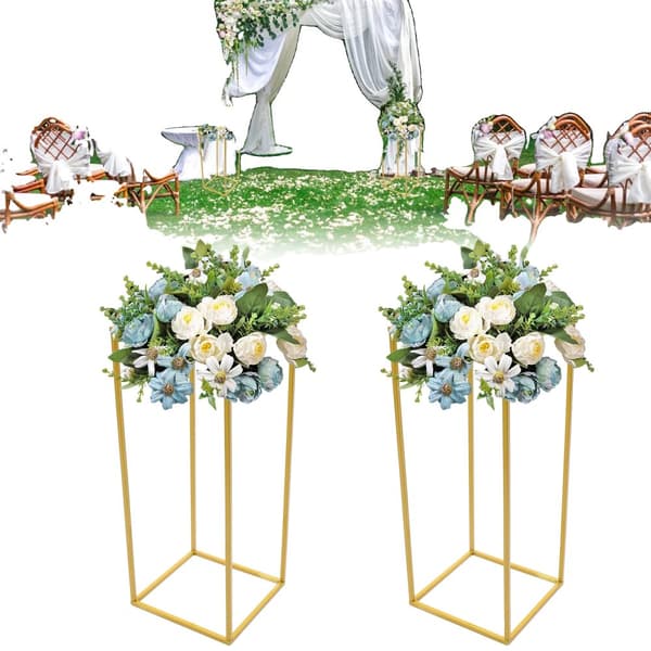 Bröllopsblomsterställ, Stark järnstruktur, Avtagbar design