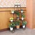 Miniatyrbillede 2 af 2: Planteholder, 9 niveauer, jernmateriale,sort
