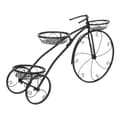 Miniatyrbillede 1 af 2: Tricycle Planteholder, 3 Niveauer, Jernmateriale,sort