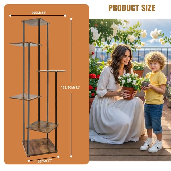 Planteholder, Indendørs Brug, Holdbart Design,6 niveau