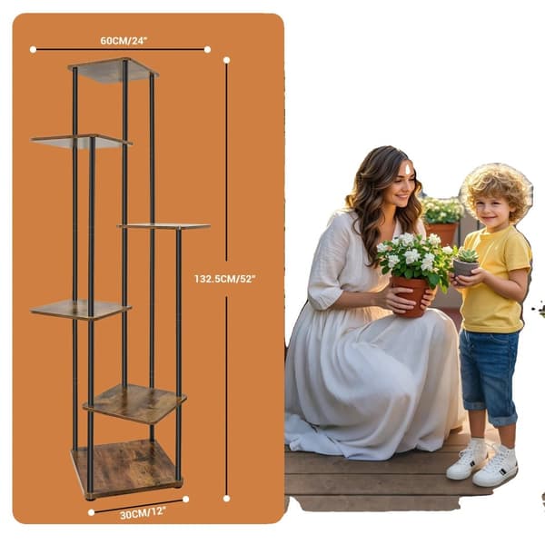 Planteholder, Indendørs Brug, Holdbart Design,6 niveau