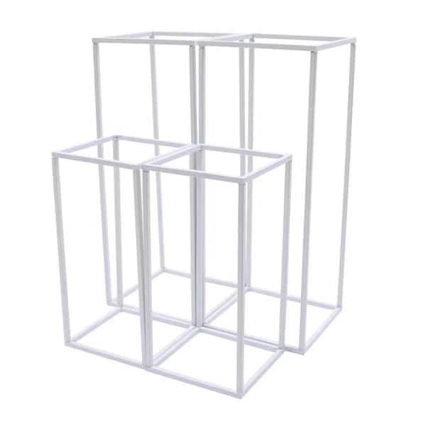 Blomsterstand, Holdbar Jernkonstruktion, Elegant Design,sort