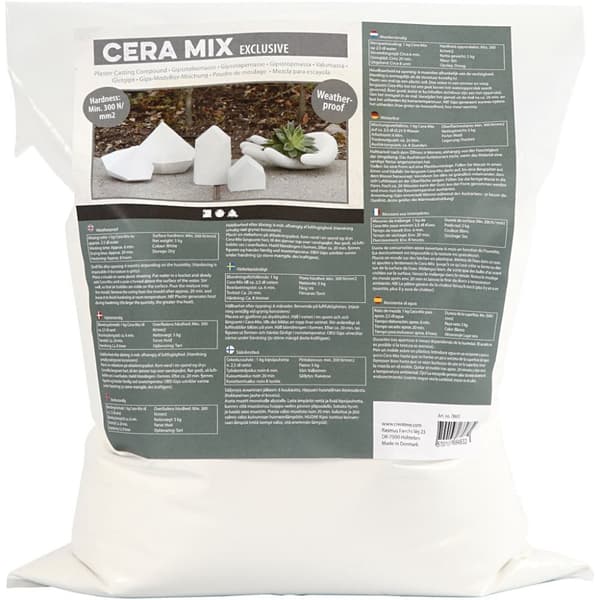 Modellgips - Cera-mix Exklusiv - Gipspulver - 5 kg
