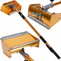 Miniatyrbillede 1 af 10: Gipsboks ProFlex - Enhed til samling af gipsplader | 3 kg | 250mm | 5-trins teleskop 100-162 cm | 6-trins klingejustering | Med hjul og justerbart hov