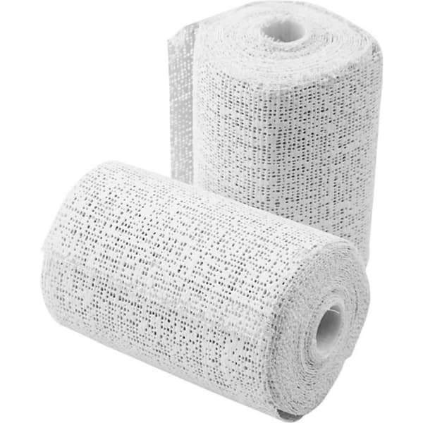 Putsade lister - Vit - 7,5 cm x 2,7 m - 2 st