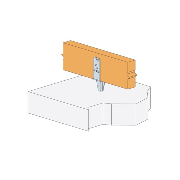 PBWS100Z pylväsjalka 100x40x72x200x22x3mm