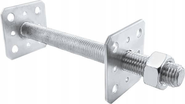 Base af reguleringssøjle med gevind PSR80 80x80x250x4.0 (1)