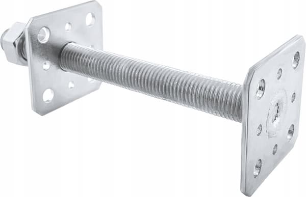 Base af reguleringssøjle med gevind PSR80 80x80x250x4.0 (1)