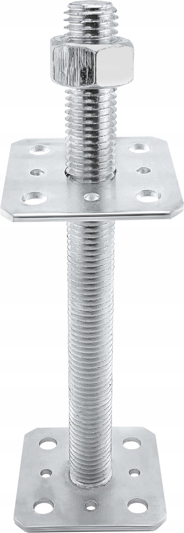 Base af reguleringssøjle med gevind PSR80 80x80x250x4.0 (1)