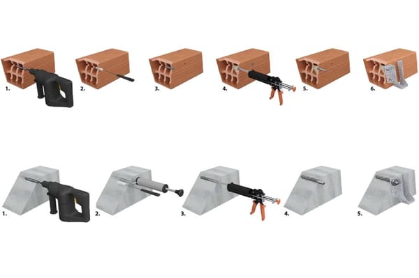 Kemisk anker POLY-GP300 grøn-beige