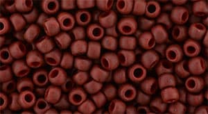 #2609F Toho 8/0 Semi Glazed - Dark Red 10g