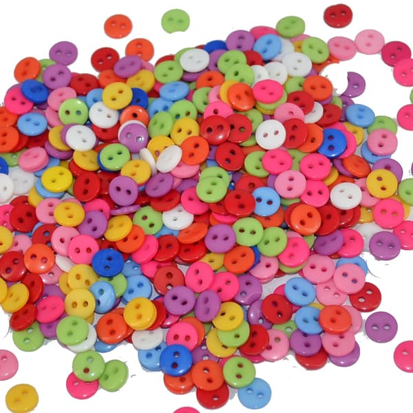 60 knappar mix 3 sorter i akryl