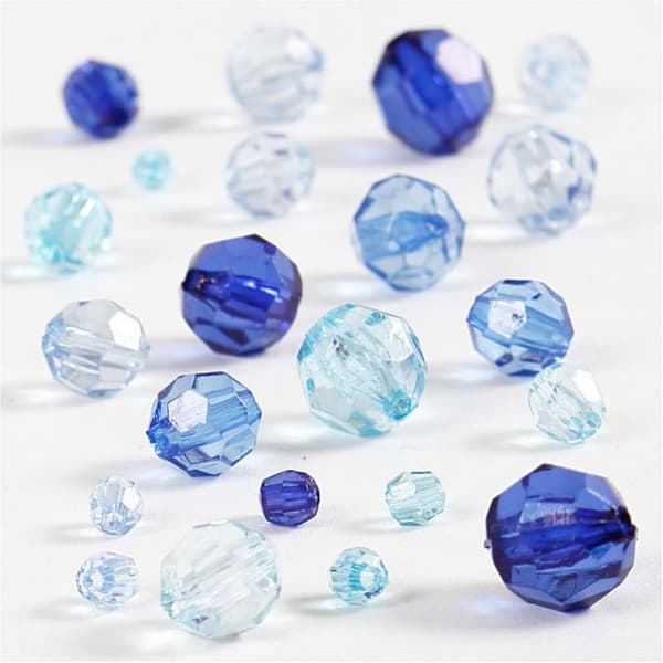 Harmoni Facettmix - ca 860 st Blå - 250 gram