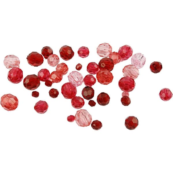 Harmoni Facettmix - ca 860 st Röd - 250 gram