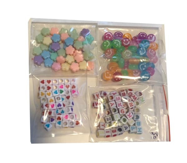 pyssel pärlor färgglada mixpaket