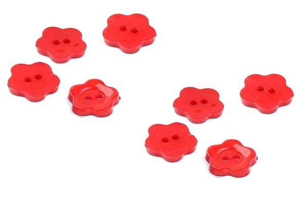 90 mix knappar akryl resin 4 olika sorter