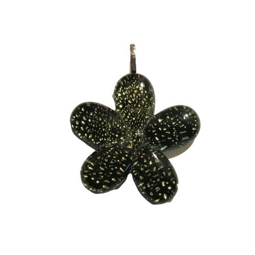 1 hänge berlock i lampwork blomma