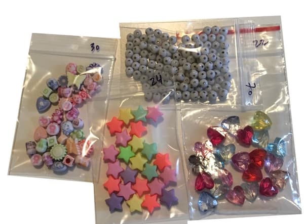 mixade söta pyssel pärlpaket barn