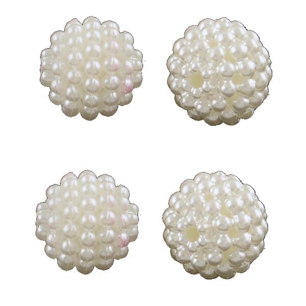 38 ivory special pärlor bubblig som hallon