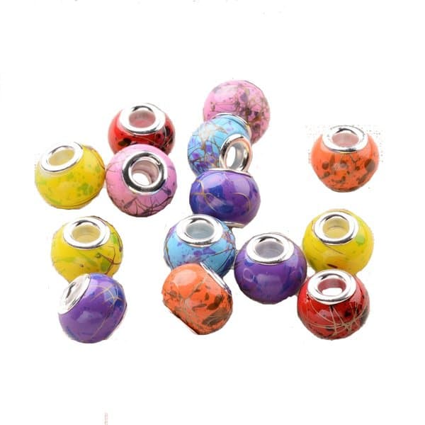 rondeller blandat charms 5 st