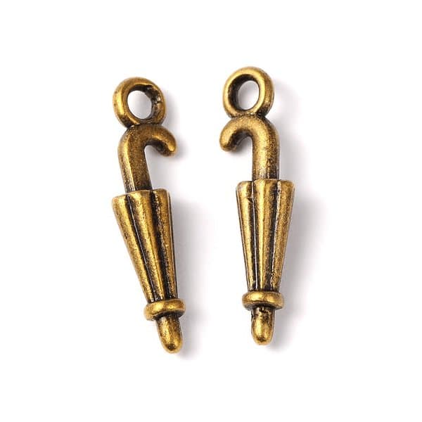 78 st antikbrons paraplyer miniatyr
