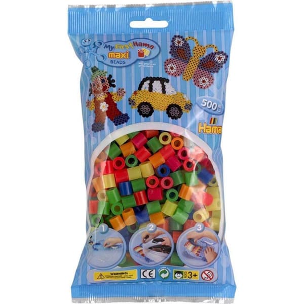 Hama Maxi Pärlor 500st Mix 51