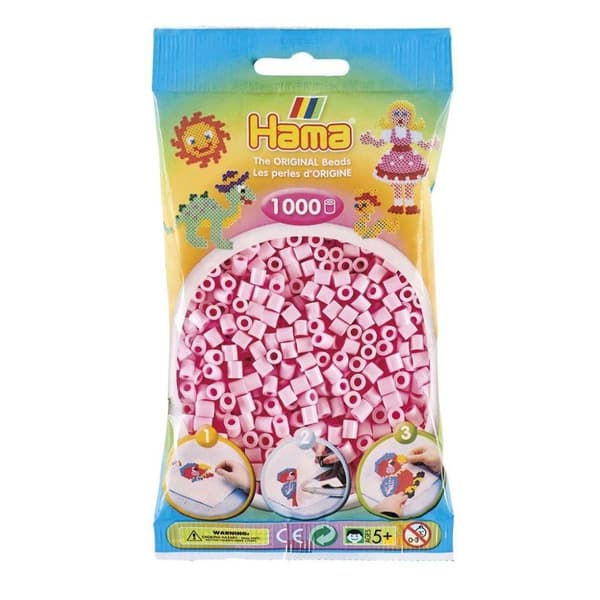 Hama Midi Pastell Rosa 1000st 207-95