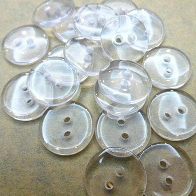 60 clear söta resin knappar 2 sorter