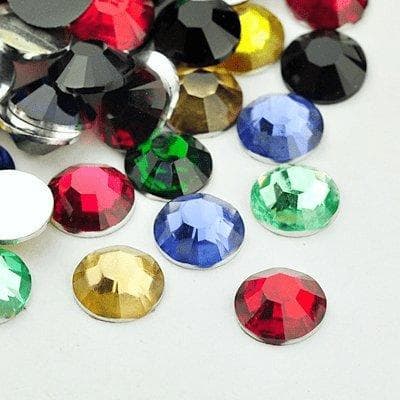 150 runda stenar scrapbooking färg resin