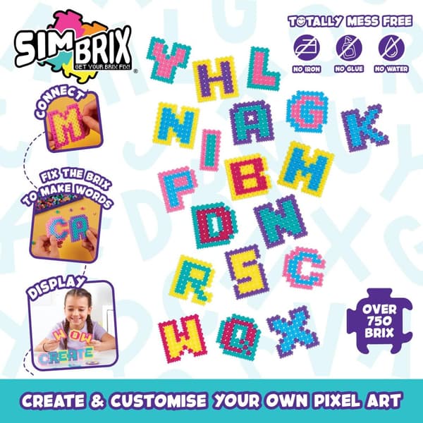 SimBrix Alphabrix Set 360 pcs